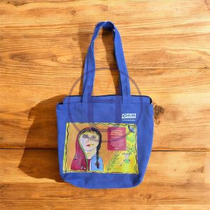 Plain Blue Art Tote Bag